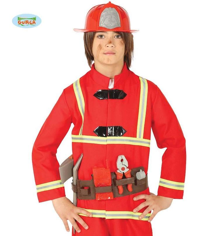 Koppelriem en Helm Brandweerman, Kleding | Dames, Carnavalskleding en Feestkleding, Nieuw, Ophalen of Verzenden