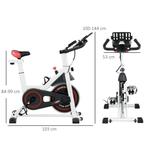 TRUUSK Hometrainer Fiets Indoor Fitnessfiets Met LCD-Display, Sport en Fitness, Verzenden, Nieuw