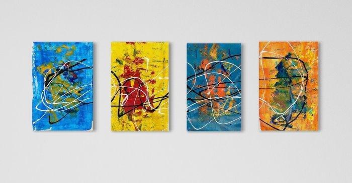 Alberto Stocco - Abstract, Antiek en Kunst, Kunst | Schilderijen | Modern