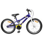 vidaXL Kinderfiets 22 Inch voor 7-12 jaar oud Blauw Wit, Fietsen en Brommers, Fietsen | Racefietsen, Verzenden, Nieuw