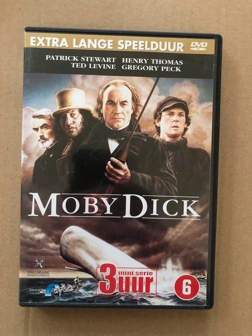 Moby Dick - Miniserie - 180 minuten - 1998 - nieuwstaat, Cd's en Dvd's, Dvd's | Tv en Series, Zo goed als nieuw, Actie en Avontuur