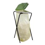 Practo Home vuilniszakhouder enkel 60-130 ltr - zwart, Huis en Inrichting, Woonaccessoires | Prullenbakken, Verzenden, Nieuw