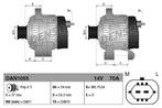 Dynamo / Alternator OPEL AGILA (1.0,1.2 16V Twinport), Auto-onderdelen, Motor en Toebehoren, Ophalen of Verzenden, Nieuw