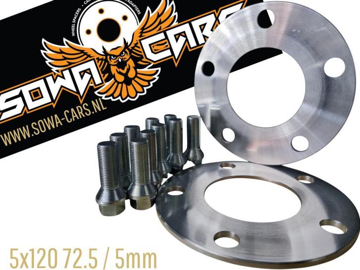 Spacers 5mm BMW E46 E90 E91 E60 E61 5x120 Spoorverbreders, Auto diversen, Tuning en Styling, Ophalen of Verzenden