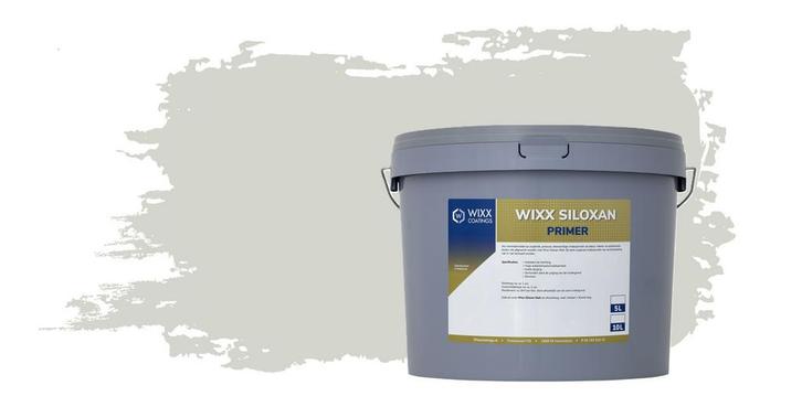 Wixx Siloxan Buitenprimer RAL 9002 | Grijswit 10L, Doe-het-zelf en Verbouw, Verf, Beits en Lak, Verf, Wit, Nieuw, 5 tot 10 liter