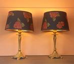 Lamp (2) - Neoklassieke stijl - chic - Brons, Textiel, Antiek en Kunst