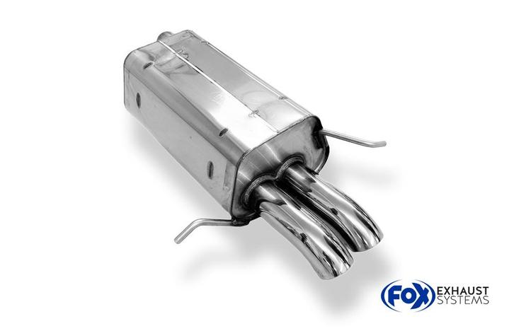 FOX Mercedes C-Klasse W203/ S203 einddemper - 2x63 type 28, Auto-onderdelen, Uitlaatsystemen, Nieuw, Verzenden