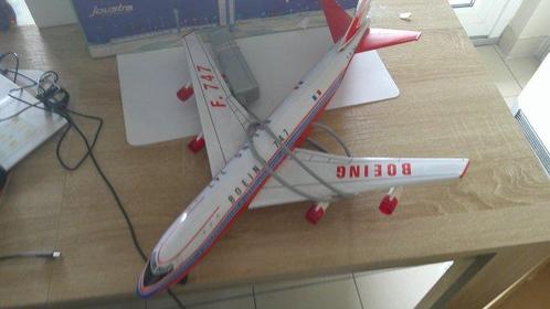 Joustra - Blikken speelgoed - Boeing 747 F-B-747 Joustra -, Antiek en Kunst, Antiek | Speelgoed