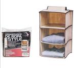 Kast organizer - hangende opberger - stof beige met 3 bre..., Verzenden, Nieuw