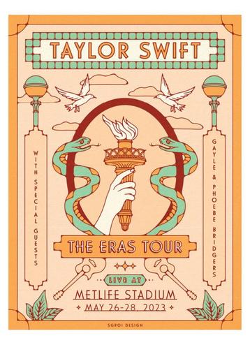 Posters - Poster Swift, Taylor - Eras Tour beschikbaar voor biedingen