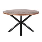 *WOONWINKEL* Eleonora Mix & Match Ronde Eettafel Mangohout 1, Huis en Inrichting, Tafels | Eettafels, Verzenden, Nieuw