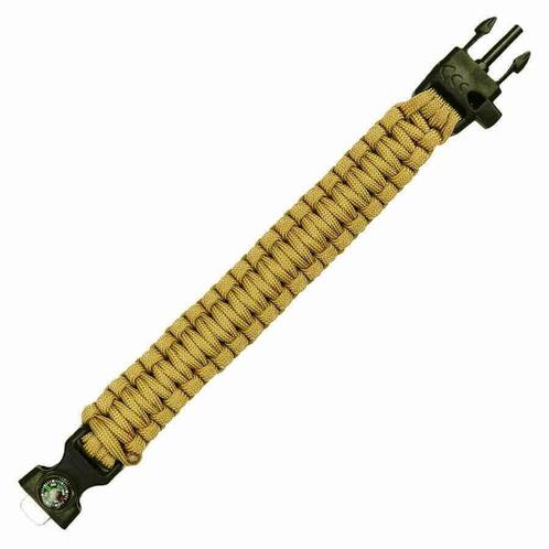 Paracord survival kompas 8 inch. Diverse kleuren, Sieraden, Tassen en Uiterlijk, Armbanden, Nieuw, Verzenden