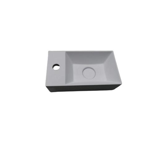 Fontein Sanimex Njoy Solidangle Solid Surface 35.5x20x10 cm, Doe-het-zelf en Verbouw, Sanitair, Overige typen, Nieuw, Ophalen of Verzenden