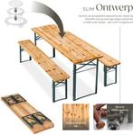 Picknicktafel - Campingtafel - Biertafel - Opvouwbaar - Brui, Tuin en Terras, Verzenden, Zo goed als nieuw