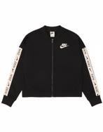 NIKE Boys Graphic Tracksuit Top Jacket 13-14 Years XL Black, Verzenden, Nieuw