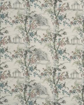 Katoen Linnenlook Engelse Bomentuin, Hobby en Vrije tijd, Stoffen en Lappen, Overige kleuren, Nieuw