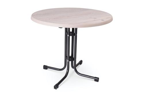 Terrastafel Hawaii | Blad 85cm, Tuin en Terras, Tuintafels, Nieuw, Kunststof, Rond, Ophalen of Verzenden