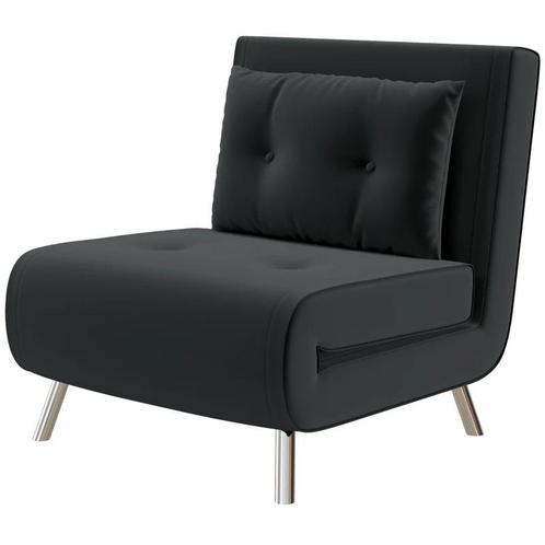 HUUBXL Slaapbank 77cm X 88cm X 83cm Zwart, Huis en Inrichting, Fauteuils, Nieuw, Verzenden