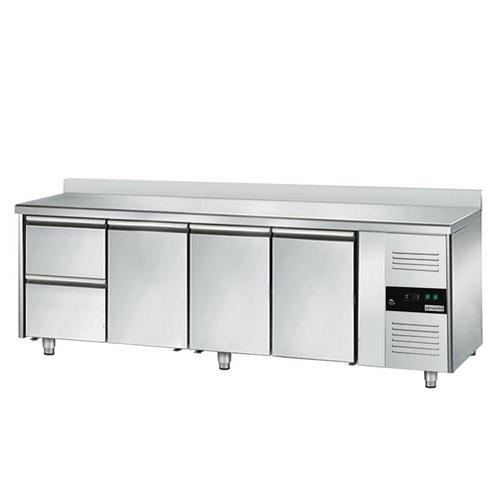 GGM Gastro | Koelwerkbank ECO - 2230x700mm - met 3 deuren &, Zakelijke goederen, Horeca | Meubilair en Inrichting, Verzenden