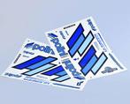 Stickervel logo Piaggio Zip team 48x34cm blauw Polini, Nieuw, Overige merken, Ophalen of Verzenden
