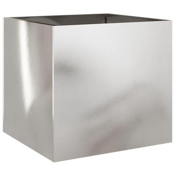 RVS Plantenbak 42cm Zilver - Tweedekansje - OP = OP beschikbaar voor biedingen