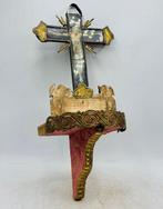 Antiek Altaar - Hout, Messing - 1750-1800, Antiek en Kunst