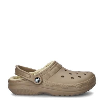 Crocs Classic Lined instapschoenen in het Beige, Kleding | Dames, Schoenen, Instappers, Beige, Nieuw, Verzenden