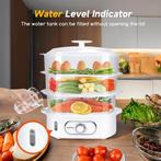 Stoomkoker - met Timer - 12L - 900W - Wit - Aigostar •, Verzenden, Zo goed als nieuw