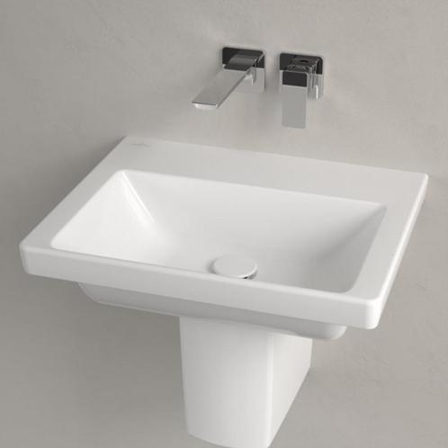 Wastafel Villeroy & Boch Subway 3.0 Met CeramicPlus Zonder, Doe-het-zelf en Verbouw, Sanitair, Ophalen of Verzenden