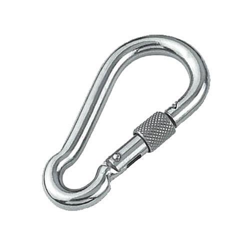 Karabijnhaak / carabiner 6x60mm - Twistlock, Doe-het-zelf en Verbouw, IJzerwaren en Bevestigingsmiddelen, 50 tot 100 mm, Overige typen
