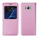 Galaxy S8 Plus Roze Window View Flip Cover, Ophalen of Verzenden, Nieuw