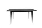 Moderne eettafel MILANO 160 cm antraciet keramiek zwarte, Huis en Inrichting, Tafels | Eettafels, Ophalen of Verzenden, Nieuw