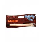 Balpen Light-Up Amber goud, Ophalen of Verzenden, Nieuw
