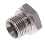 Plug G1/2 RVS met Externe Hex 60° conus 300bar (4215.0psi), Verzenden, Nieuw