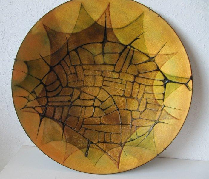 Micheline de Passillé en Yves Sylvestre - Wandbord - Metaal, Antiek en Kunst, Curiosa en Brocante