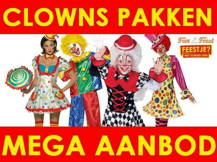 Clownspak - Mega aanbod clown kostuums & clowns accessoires, Kleding | Heren, Carnavalskleding en Feestkleding, Kleding, Nieuw