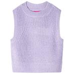 vidaXL Kinderspencer gebreid 140 lichtlila, Verzenden, Nieuw