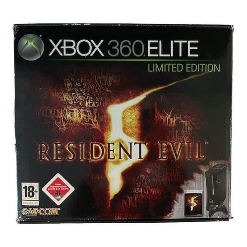 Xbox 360 Elite Resident Evil 5 Limited Edition Black (BOXED), Spelcomputers en Games, Spelcomputers | Xbox 360, Verzenden