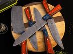 Keukenmes - Multi Pakka hout en mes 15N20 & 1095 gevouwen