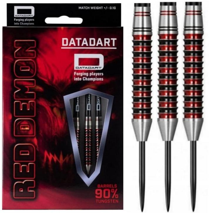 Datadart Red Demon 90% Dartpijlen 23-25-27 Gram, Sport en Fitness, Darts, Nieuw, Verzenden