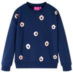 vidaXL Kindertrui 116 marineblauw, Verzenden, Nieuw