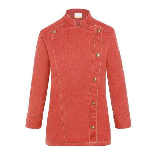 GGM Gastro | (6 stuks) KARLOWSKY | Dames Koksjas Jeans Stijl, Huis en Inrichting, Keuken | Textiel, Rood, Nieuw, Overige typen