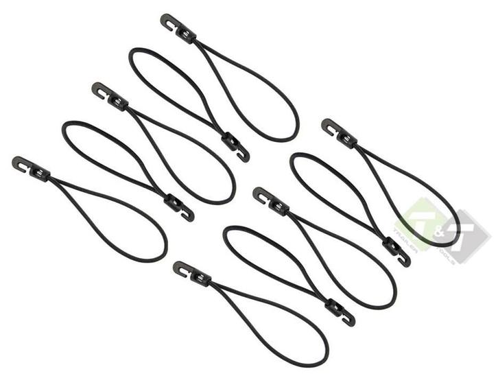 Elastiek Met Haak - 10 Delig - Elastisch Zeildoek Koorden -, Doe-het-zelf en Verbouw, Hang- en Sluitwerk, Overige typen, Nieuw