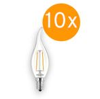 10 stuks Philips LED Tip Kaarslamp E14 2W 250lm 2700K Hel..., Ophalen of Verzenden, Nieuw