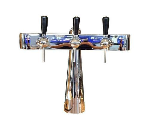 Occasion - Tapzuil 3 kraans totem chrome met verlichting, Zakelijke goederen, Horeca | Overige, Verzenden