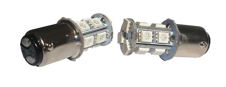 BAY15D - 1157 - autolamp set | 2x  13-SMD LED oranje/amber |, Huis en Inrichting, Lampen | Overige, Nieuw, Verzenden