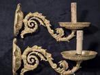 Wandkandelaar (2) - Verguld brons, Antiek en Kunst, Antiek | Meubels | Stoelen en Banken