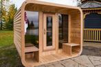 Dundalk Luna sauna Red Cedar Clear 274 x 244 cm met veran...