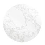 tafelblad met wit marmereffect | 600 mm Prijsgarantie, Verzenden, Nieuw in verpakking