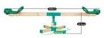 MaxxToys Wipwap - Hout - 210cm (Speelgoed buiten, Huis), Verzenden, Nieuw
